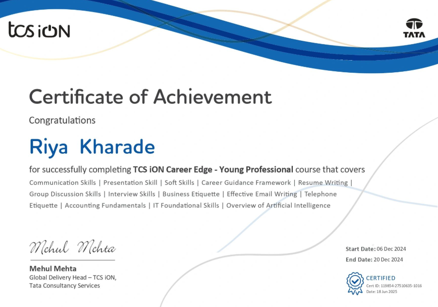 Programming Certifications